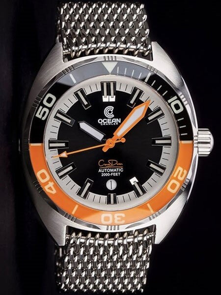 Ocean Crawler Core Diver Swiss Automatic Watch with AR Sapphire Crystal #CD-122