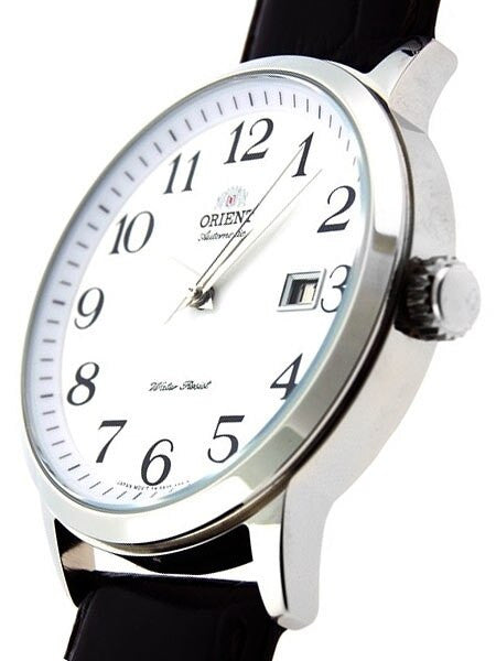 Orient Symphony Automatic Dress Watch with White Dial, Stainless Steel  Case #ER27008W