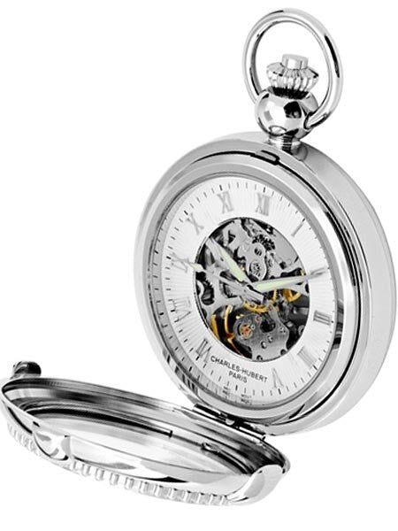 Charles-Hubert 17-Jewel Mechanical Hand Wind Pocket Watch #3847
