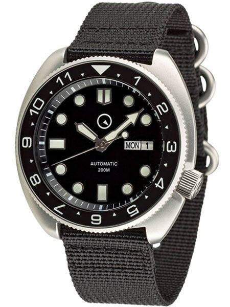 Scratch and Dent - Islander Automatic Dive Watch with AR Double Dome Sapphire Crystal, and Luminous Dual-Time Bezel Insert #ISL-11