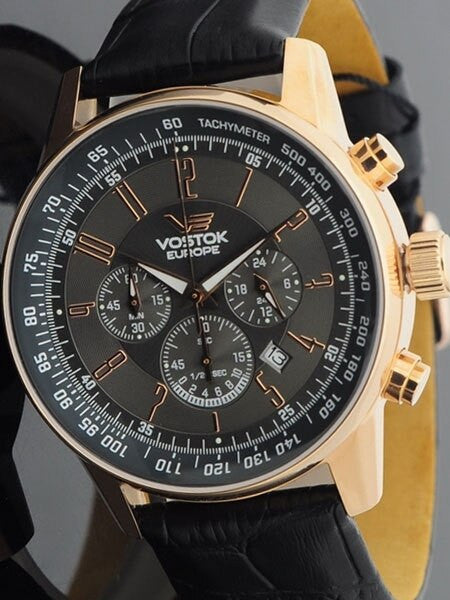 Vostok-Europe Gaz-Limo Quartz Chronograph with 24-Hour Sub-Dial 5619133