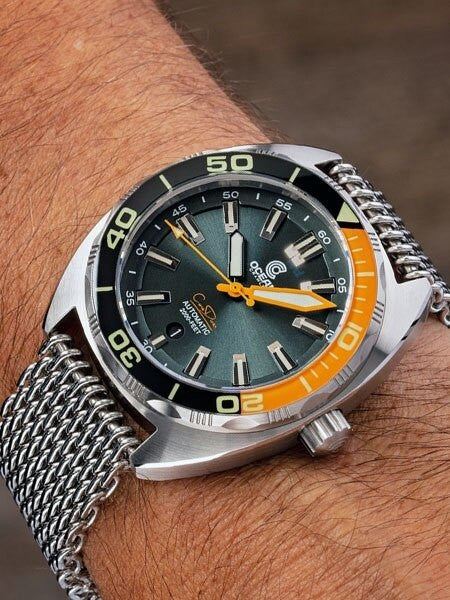 Ocean Crawler Core Diver Swiss Automatic Watch with AR Sapphire Crystal #CD-523