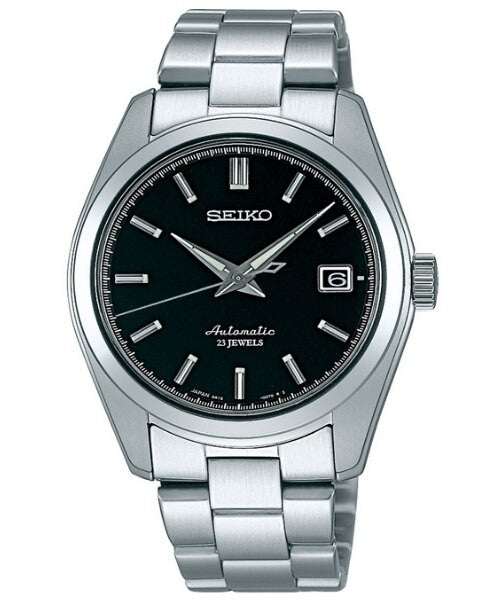 Scratch and Dent - Seiko Black Dial Automatic Dress Watch with 38mm Case, and Sapphire Crystal  #SARB033 1