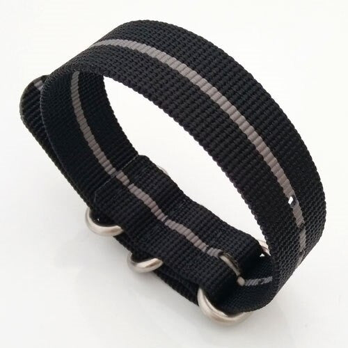3-Ring Nylon Tactical Field Strap with Matte Finish Steel Buckle #TFS-22-SS