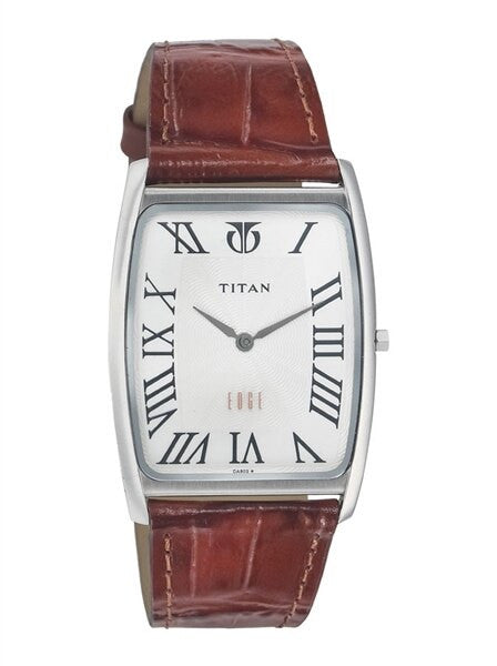 Titan Edge Dress Watch with Precision Quartz Movement and Sapphire Crystal #1596SL01