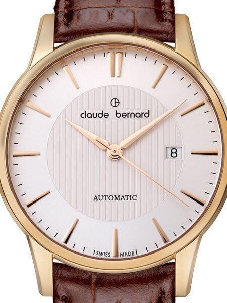 Claude Bernard Swiss Made ETA Automatic Dress Watch #80091-37R-AIR