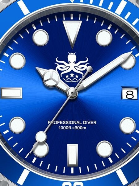 Phoibos 300 meter Swiss Quartz Dive Watch with Sapphire Crystal