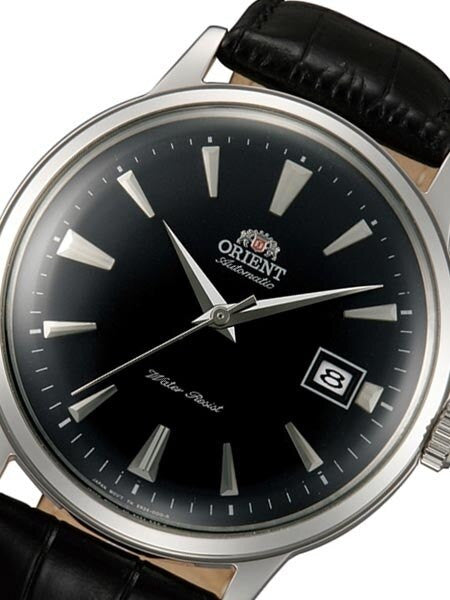 Scratch and Dent - Orient Bambino Automatic Dress Watch with Black Dial, Applied Silver Hour Markers #ER24004B-SND1