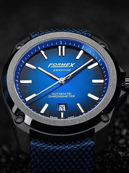Formex Essence Leggera Swiss Automatic Chronometer with Electric Blue Dial #0330-4-6339-844
