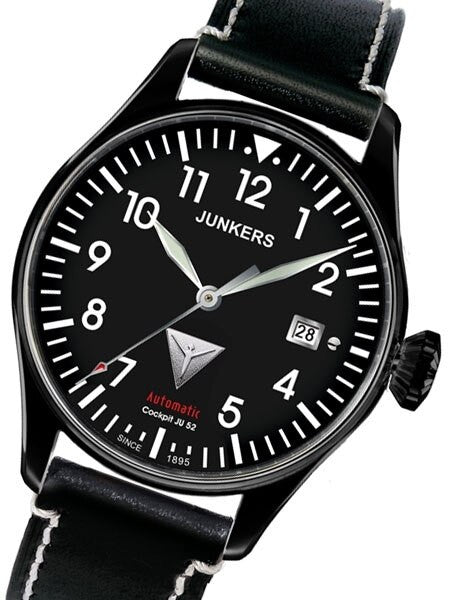 Junkers Cockpit JU52 Series 21-Jewel Automatic Watch #6152-2