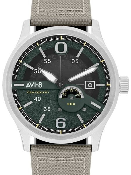 AVI-8 21-Jewel Automatic 1980's Styled Centenary Flyboy #AV-4061-01