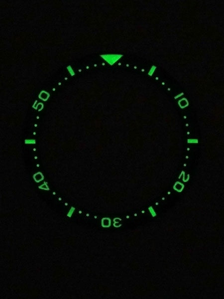 Black Ceramic Luminous Bezel Insert for Seiko SKX013 Watches #C08