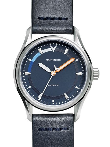 Martenero Founder Automatic Sport Watch with Marine Blue Dial, Sapphire Crystal #FDR007