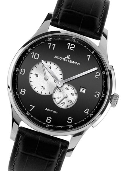 Jacques Lemans 44mm London Automatic Watch with a 24 Hour Sub-Dial #1-1731A