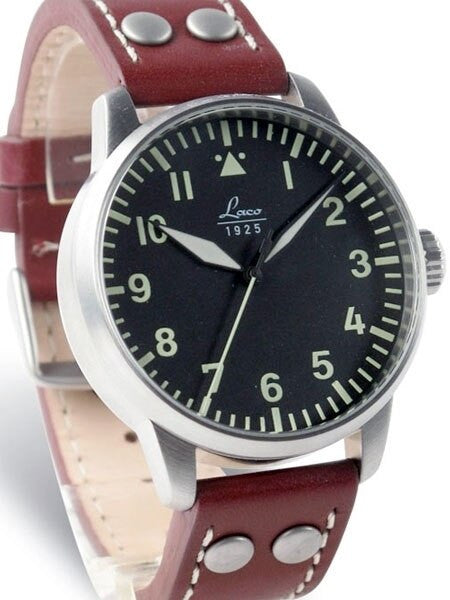 Scratch and Dent - Laco Augsburg Type A Dial Automatic Pilot Watch, New Sapphire Crystal #861688-SND1
