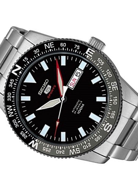 Seiko 5 Sports 24-Jewel, Automatic with Rotating Compass Bezel #SRP669J1