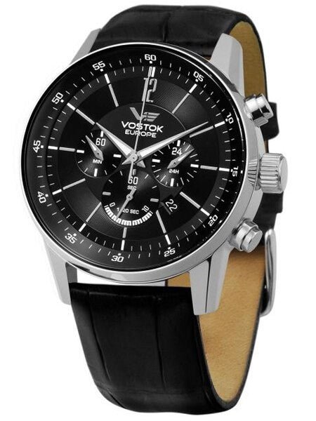 Vostok-Europe Gaz-Limo Quartz Chronograph with 24-Hour Sub-Dial Vostok-Europe Gaz-Limo Quartz Chronograph Watch #5611297