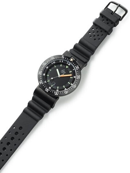 Laco Squad Atacama Tactical Dive Watch with Black PVD Case and Sapphire Crystal #861632