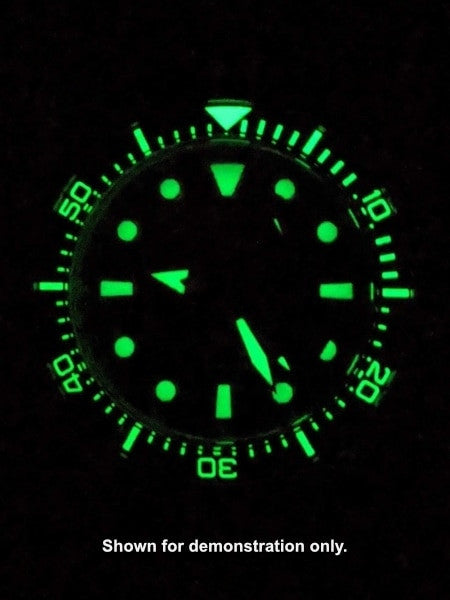 Black Sapphire Luminous Bezel Insert for Orient Triton-Neptune Watches #C23