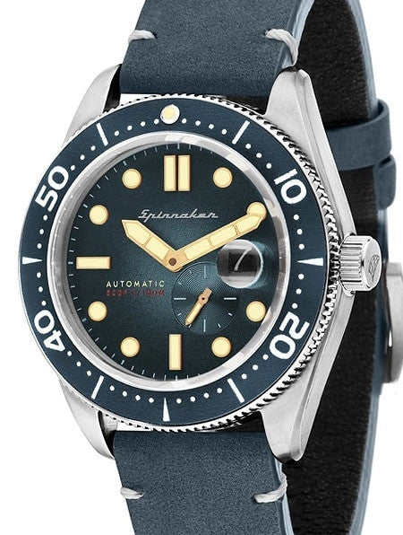 Spinnaker Croft Automatic Sports Watch with 43mm Case and Blue Dial #SP-5058-01