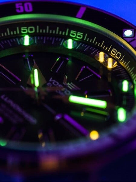Vostok-Europe Lunokhod-2 Automatic 300 Meter Dive Watch with Tritium Tubes #6209209