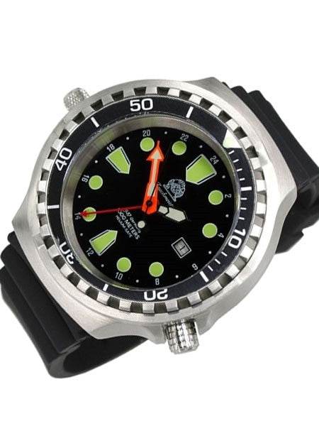 Tauchmeister T0309 XXL 1000-Meter, automatic diver watch with rubber strap
