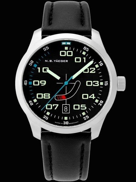 NB Yaeger Swiss Automatic Pilot Watch with Sapphire Crystal #ILS-C1