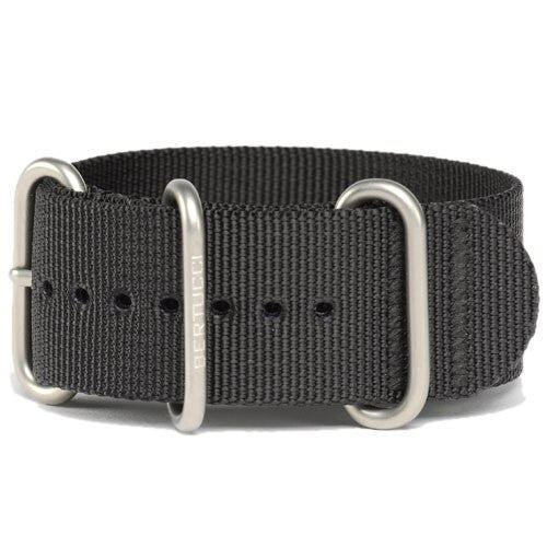Bertucci Defender Black DX3 Nylon Strap with Stainless Steel Buckle and Keeprs #114
