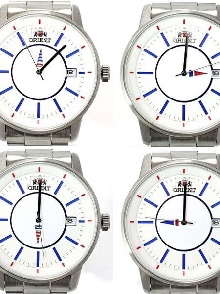 Orient 21-Jewel Automatic Disk Watch with Unique Rotating Hour Hand #ER0200FD