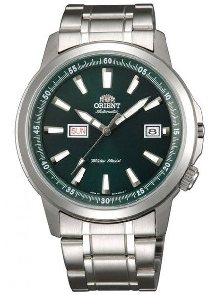 Orient 42mm Stingray Day and Date Automatic Watch with Green Dial #EM7K005F