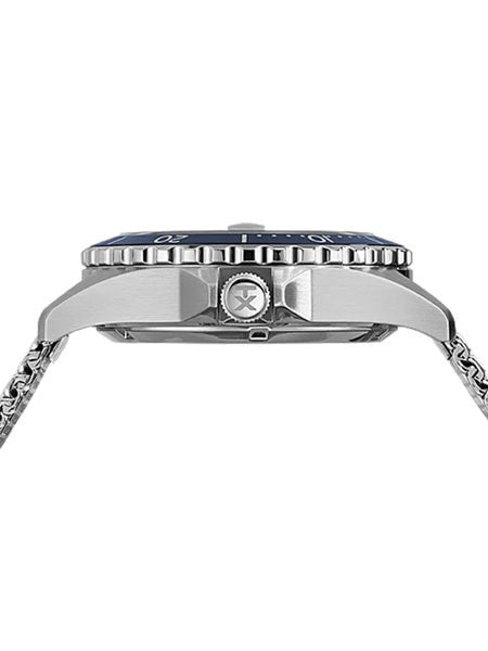 Timex 41mm Navi XL 21-Jewel Automatic Watch with Stainless Steel Mesh Bracelet and Blue Dial #TW2U38200ZV