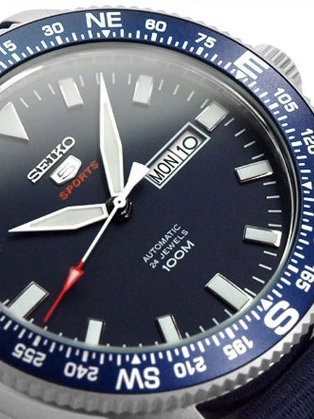 Seiko 5 Sports 24-Jewel, Automatic with Rotating Compass Bezel #SRP665K1