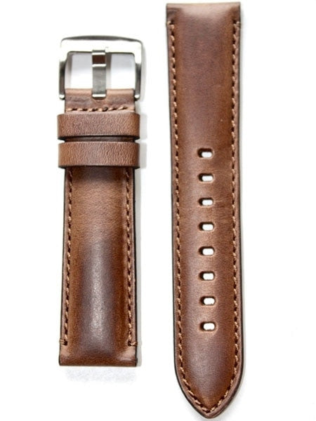 Horween Rustic Calfskin Leather with Stainless Steel Buckle #INS-HOR-ESX81