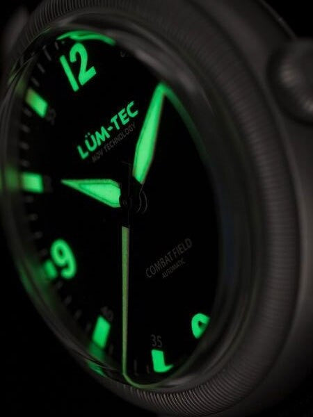 Lum-Tec Combat Field X1 Swiss Automatic Watch with Double Curved Sapphire Crystal #X1