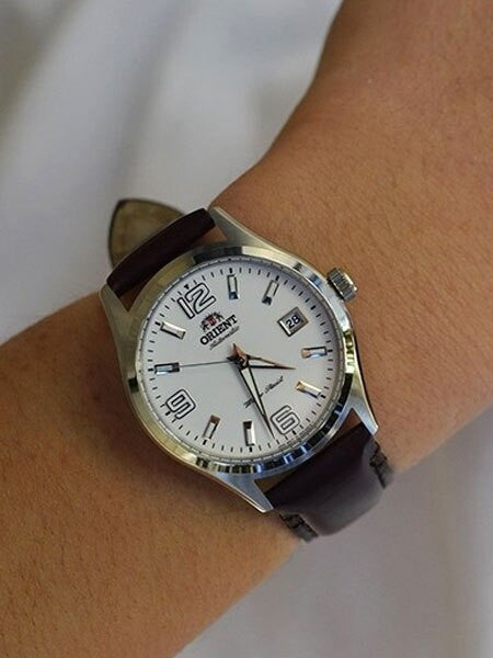 Orient Chicane Automatic Watch with White Dial, Stainless Steel Case #ER1X004W