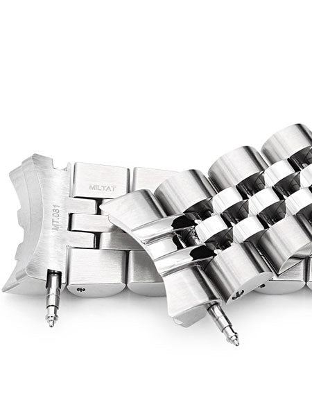 Strapcode 22mm ANGUS-J âLouisâ 316L Stainless Steel Watch Bracelet for Orient Neptune #SS221820RP081
