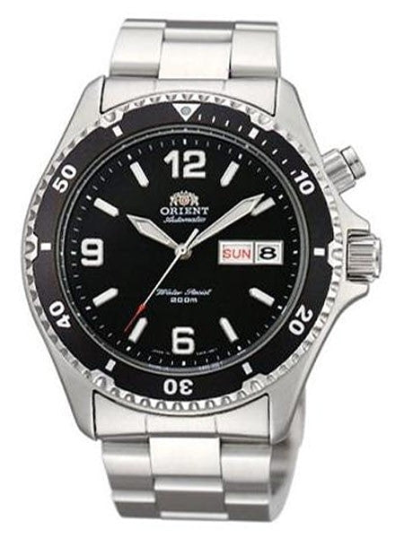 Orient Black Automatic Dive Watch on a Bracelet #CEM65001B