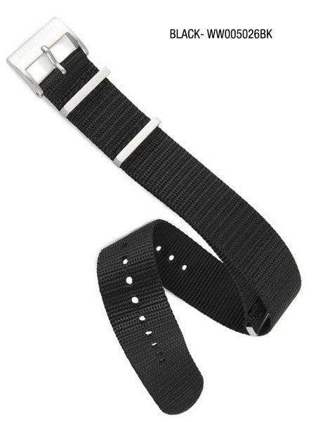 Marathon 16mm Nylon One-Piece Strap #WW005026