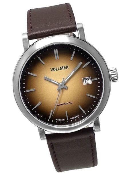 Vollmer Brown Focus Swiss ETA Automatic Watch with Ombr??-like Brown Dial #4H172