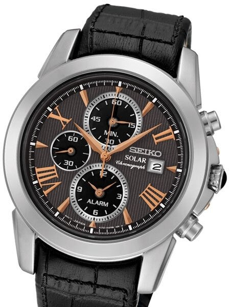Seiko Le Grand Sport Solar Powered Chronograph with Stopwatch and Alarm #SSC379