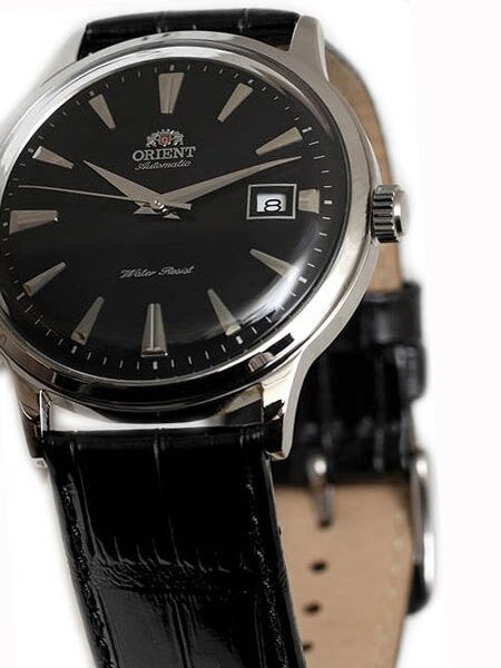 Scratch and Dent - Orient Bambino Automatic Dress Watch with Black Dial, Applied Silver Hour Markers #ER24004B-SND1