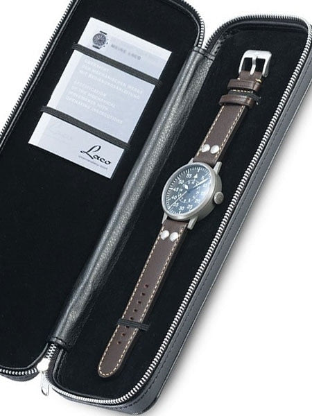 Laco Dortumund Type B Dial Swiss Mechanical Pilot Watch with