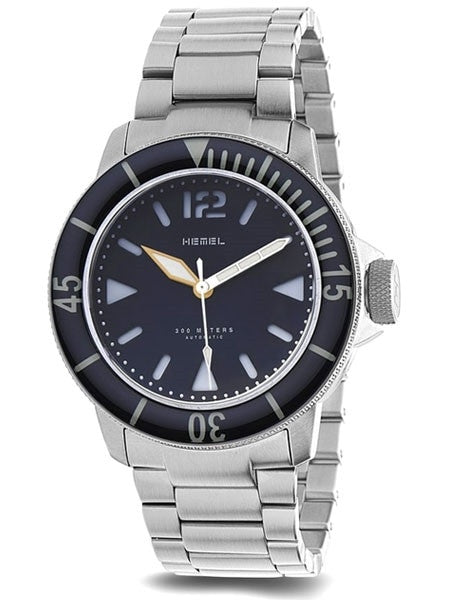 HEMEL 300-Meter Automatic Dive Watch with Luminous Bezel and AR Sapphire Crystal #HD1-02