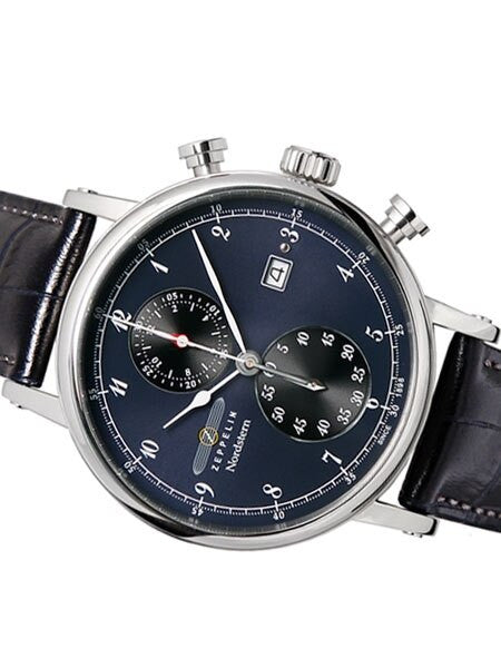 Graf Zeppelin Nordstern Series Two-Eye Swiss Quartz Chronograph #7578-3