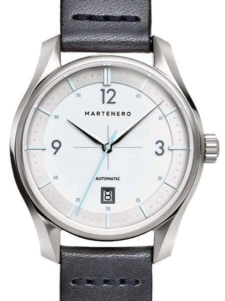 Martenero Kerrison Automatic Watch with Silver Dial, Sapphire Crystal #KER002