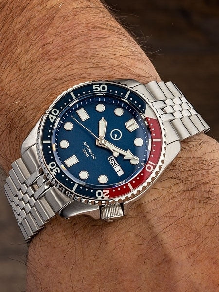Islander Automatic Dive Watch with AR sapphire crystal, all solid