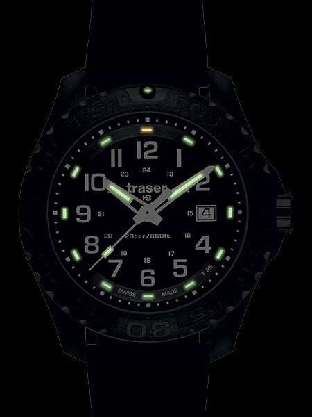 Scratch and Dent - Traser Outdoor Pioneer Watch with Tritium Illumination and Rotating Black Bezel #102905