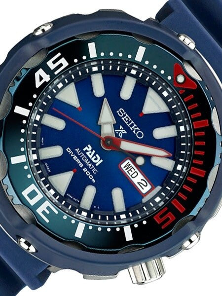 Seiko Prospex 24-Jewel Automatic Special Edition PADI Dive Watch with Case Shroud #SRPA83
