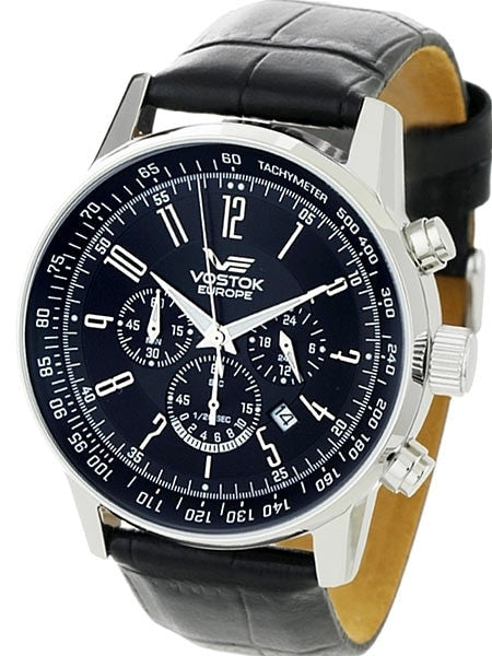 Vostok-Europe Gaz-Limo Quartz Chronograph with 24-Hour Sub-Dial 5611131