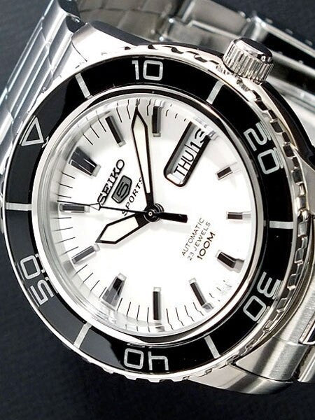 Seiko 41mm Sports 5, 23-Jewel Automatic Watch with Day and Date